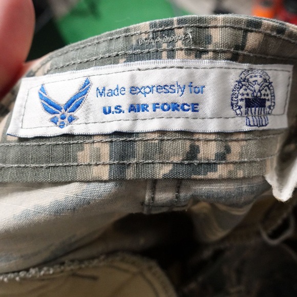 TROUSERS WOMEN'S UTILITY AIR FORCE CAMOUFLAGE PATTERN MILITARY PANTS 16S? 16 S - Picture 8 of 9